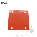 silicone rubber heater with holes